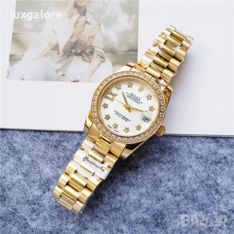 Дамски часовник Rolex Lady-Datejust 31 с автоматичен механизъм, снимка 4 - Дамски - 50752330