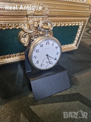 Прекрасен антикварен колекционерски швейцарски джобен часовник ZENITH , снимка 3 - Антикварни и старинни предмети - 49175717