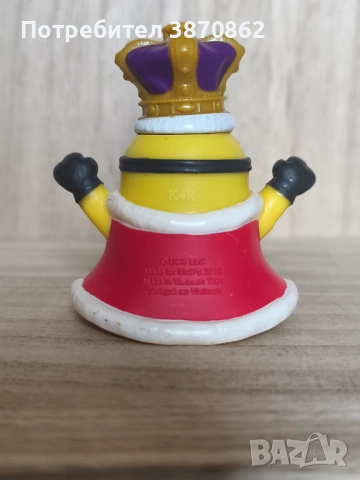 (Колекционерска фигурка на миньон) McDonald's Happy Meal 2019 King Bob - The Rise of Gru, снимка 4 - Колекции - 53182587