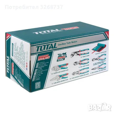 Комплект 7 броя професионални клещи, снимка 2 - Автомонтьори - 47504850