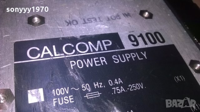 calcomp 9100 power supply-made in usa-внос швеицария, снимка 2 - Мрежови адаптери - 26426978
