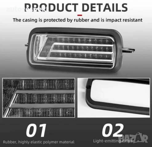 LED Диодни мигачи габарити Надфарници за Lada Niva, снимка 5 - Аксесоари и консумативи - 51283538