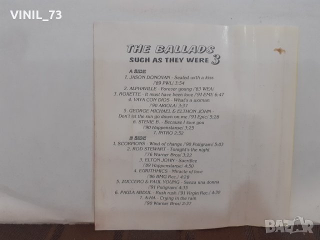 the ballads - such as they were-3, снимка 4 - Аудио касети - 32313369
