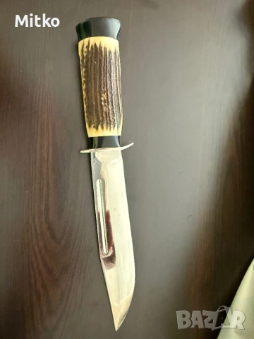 Ловен нож ВМЗ Сопот генералски, снимка 2 - Ножове - 53163686