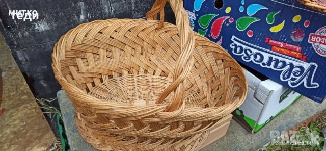 плетена кошница за пикник , снимка 1 - Други стоки за дома - 44004294