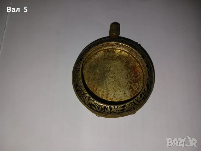 Корпус с капаци с ниело за стар джобен часовник, снимка 3 - Антикварни и старинни предмети - 48471702