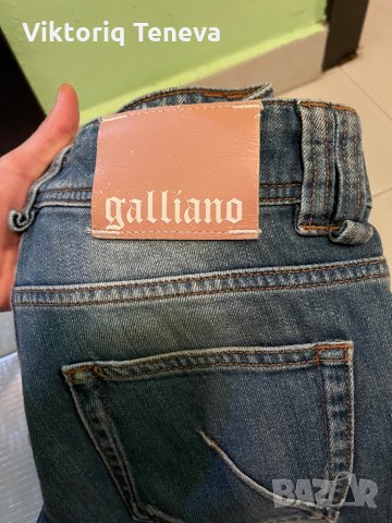 Дамски дънки John Galliano 28/42, снимка 3 - Дънки - 35103309