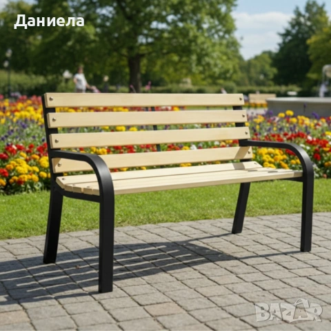 Детска пейка - здрава конструкция и модерен дизайн, снимка 3 - Градински мебели, декорация  - 53566502