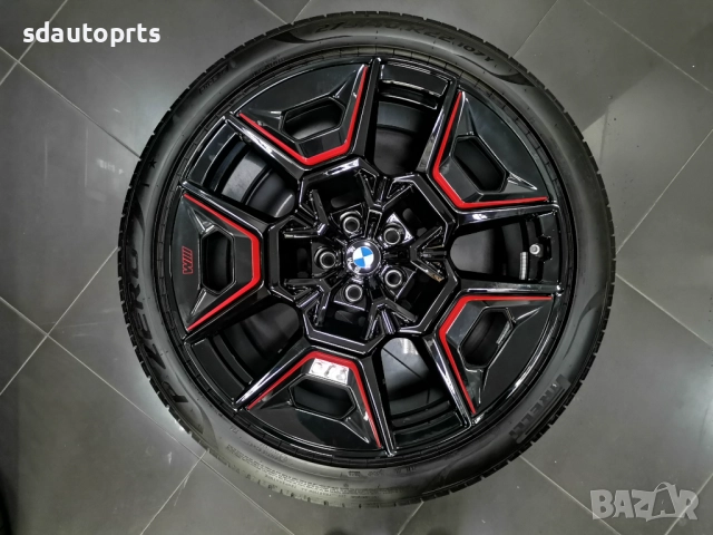 Като нови 22” Джанти BMW Style 922 M Red Label Гуми БМВ XM G09, снимка 4 - Гуми и джанти - 52088146