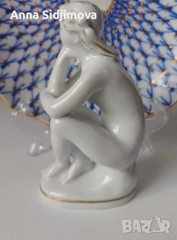 Руски порцелан ЛФЗ статуетка , снимка 2 - Статуетки - 51265671