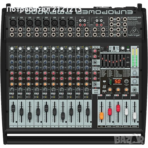 pmp4000 миксер behringer 