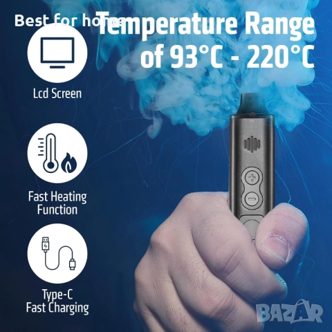 Изпарител за билки IOUQ керамичен-  комплект, снимка 6 - Медицинска апаратура - 52925390