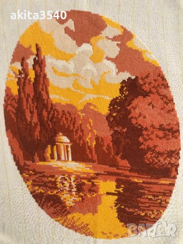 Овален гоблен, снимка 3 - Гоблени - 37921896