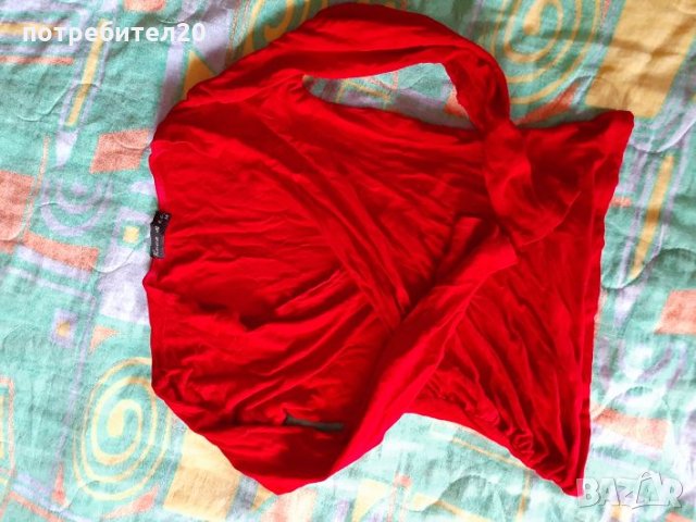 2 броя за 10 лева Черна и червана блуза  (ако искате по отделно 1 брой е 6 лева ), снимка 3 - Блузи с дълъг ръкав и пуловери - 26599959