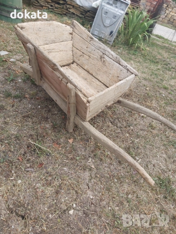 Стара дървена количка,робичка., снимка 5 - Декорация за дома - 51681101