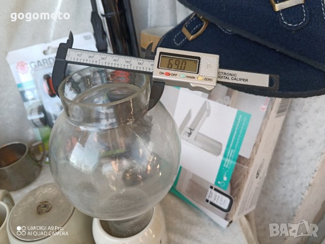  шише за газена лампа, ламбено шише , снимка 2 - Колекции - 43596067