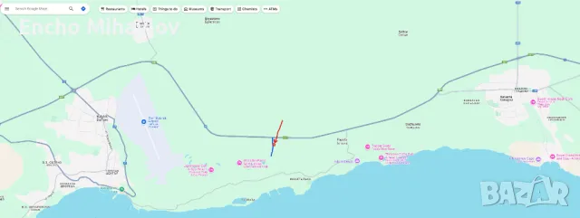 Продавам ПАРЦЕЛ до голф игрище БлекСийРама, между Балчик и Каварна, снимка 2 - Парцели - 50267200