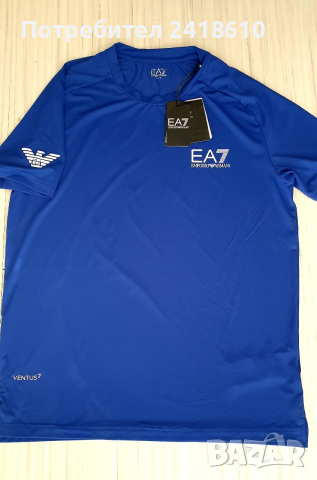 Emporio Armani EA7 Ventus 7 Stretch Mens Size M НОВО! ОРИГИНАЛ! Мъжка Тениска!