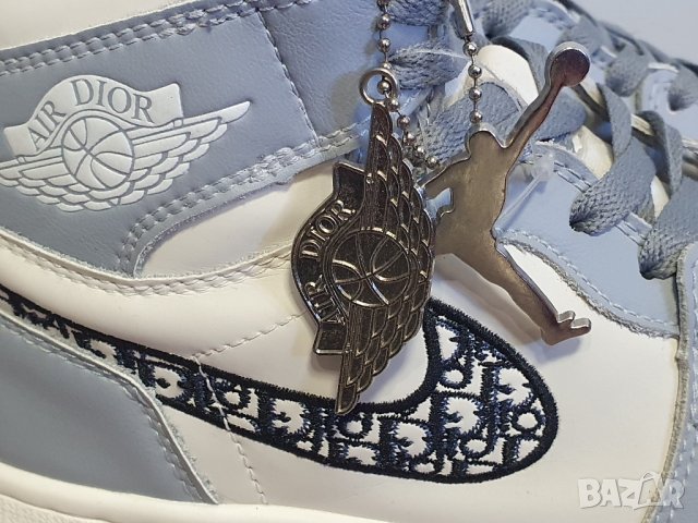 JORDAN 1 High x Dior Gray, 41 номер, без забележка , снимка 8 - Маратонки - 43553117