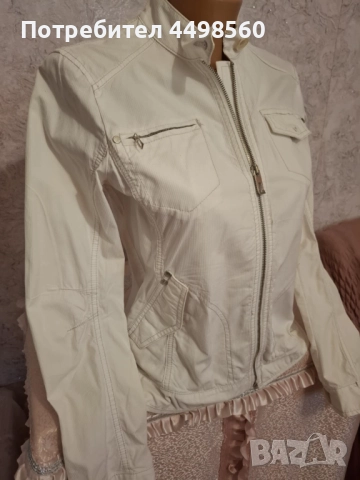 Дамско Бяло Яке , снимка 4 - Якета - 51468254