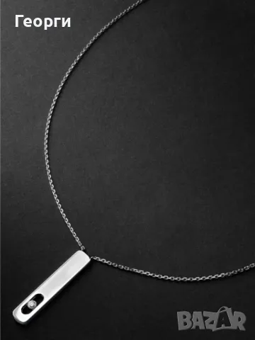 Messika оригинално колие медальон с диамант, снимка 1