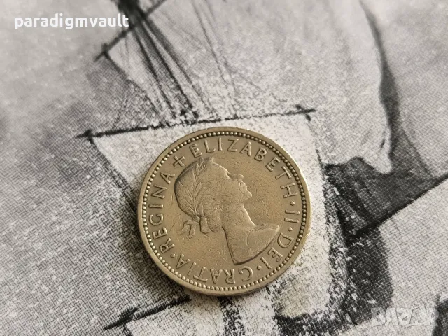 Монета - Великобритания - 2 шилинга | 1966г., снимка 2 - Нумизматика и бонистика - 50231028