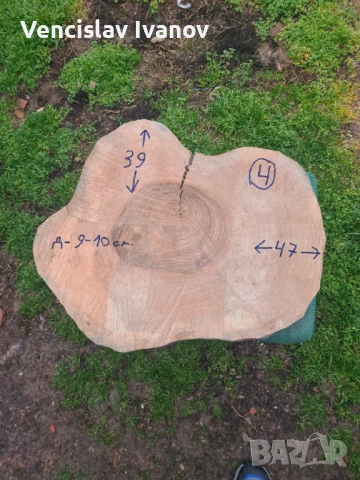 Шайби от Орех, снимка 4 - Декорация за дома - 53527515