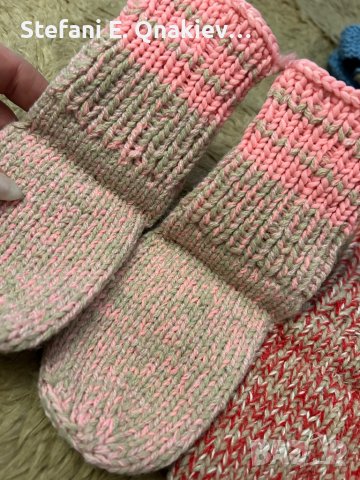 Детски плетени търлъчки, снимка 6 - Чорапи - 39364683