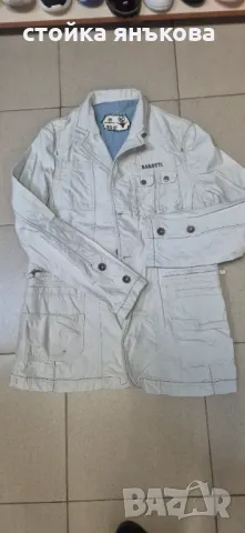 Елегантно мъжко тънко яке тип сако,светло сиво, снимка 4 - Якета - 49747989