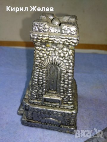 ПАМЕТНИКА на СВОБОДАТА на ШИПКА Стара ГОЛЯМА РЯДКА МЕТАЛНА СТАТУЕТКА СУВЕНИР от НРБ ПЕРИОДА 41390, снимка 9 - Колекции - 43952638