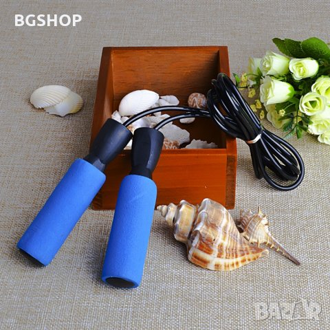 Въже за скачане / Фитнес въже - Синъо, снимка 2 - Фитнес уреди - 26937290