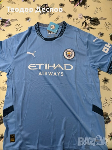 Футболни Тениски Манчестър Сити, снимка 4 - Футбол - 51466962
