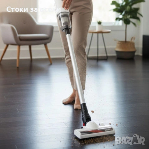 Висококачествена безжична прахосмукачка Tilihome Cordless Vacuum Cleaner, снимка 3 - Прахосмукачки - 53226010