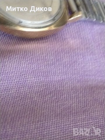 Часовник Slava Слава СССР златно покритие 10 Au 25 jewels камъка датник от соца автоматичен работи, снимка 6 - Мъжки - 39921060