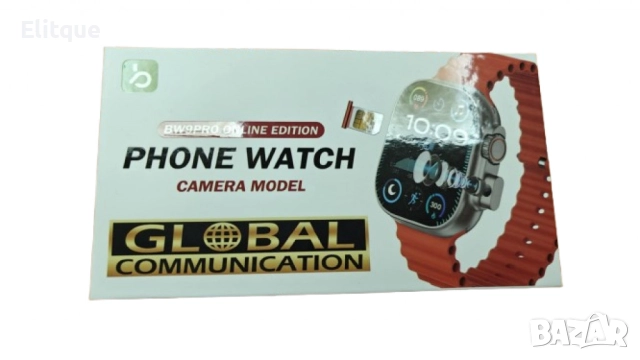 Смарт часовник-телефон с камера  BW9PRO Online Edition, снимка 3 - Друга електроника - 52744878