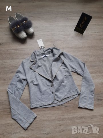 Ново сиво спортно сако на намаление, снимка 1 - Сака - 26526422