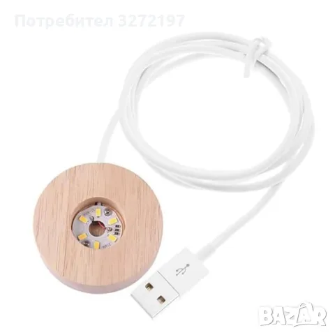 LED Светеща кристална топка/лампа, 3D сензорна - Star walk, снимка 14 - Настолни лампи - 49411287