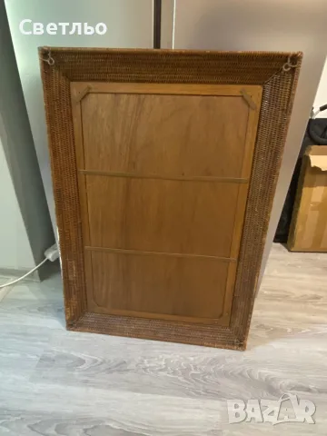 Огледало с ратан рамка