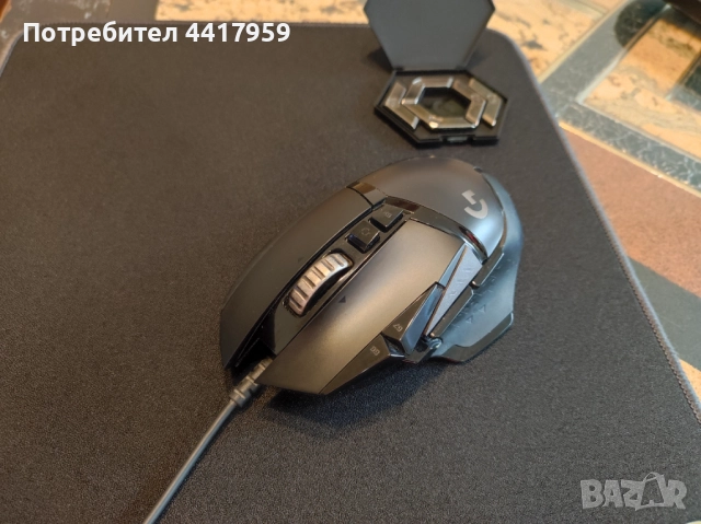 Геймърска мишка Logitech G502 Hero и MousePad/Подложка за мишка COUGAR, снимка 7 - Клавиатури и мишки - 52735994