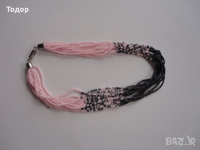 Страхотно колие с мъниста , снимка 2 - Колиета, медальони, синджири - 43230593