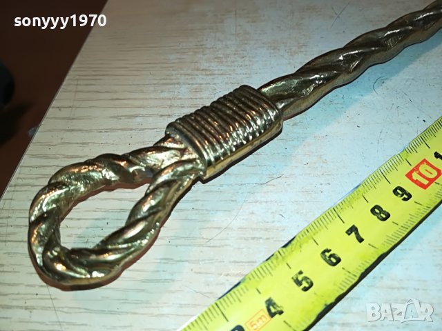 поръчана-ретро обувалка в златен цвят 1611221348, снимка 9 - Антикварни и старинни предмети - 38692120