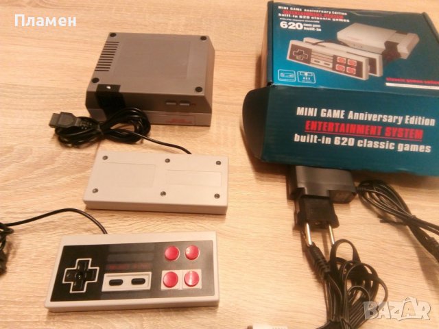 Настолна класическа телевизионна видео игра конзола  с вградени 620 игри  супер марио, танкове и др., снимка 7 - Други игри и конзоли - 39563126