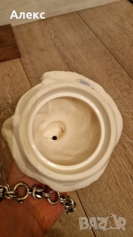 Голям порцеланов Коледен ангел– Goebel, снимка 9 - Колекции - 43454102