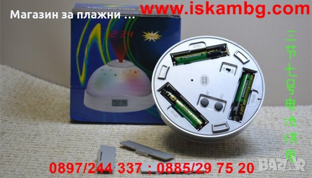 Нощна лампа проектираща звездно небе , снимка 8 - Настолни лампи - 26799211