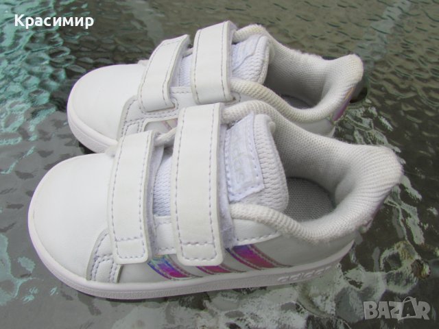 Бебешки маратонки Adidas Grand Court, снимка 7 - Бебешки обувки - 40813867
