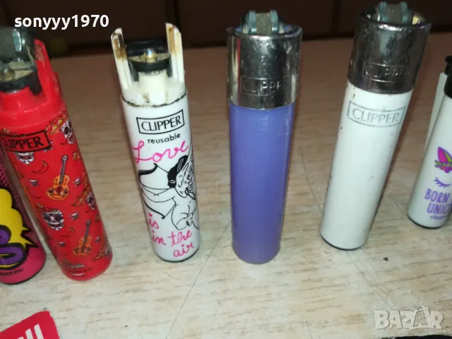CLIPPER ЛОТ 7-10БР ЗАПАЛКИ КОЛЕКЦИЯ 2612241417, снимка 9 - Колекции - 48462705