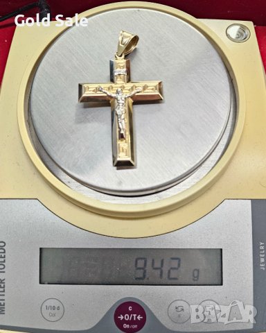 Златен синджир с кръст, снимка 6 - Колиета, медальони, синджири - 37521192