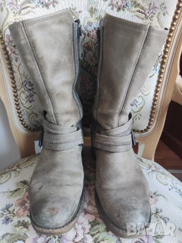 кожени ботуши Timberland Whittemore Mid Side-Zip, снимка 2 - Дамски ботуши - 44878638