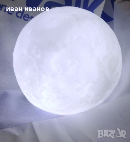 нощна лампа "солен кристал" , снимка 3 - Настолни лампи - 51841883