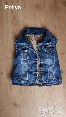 Детски дънков елек 2-3год